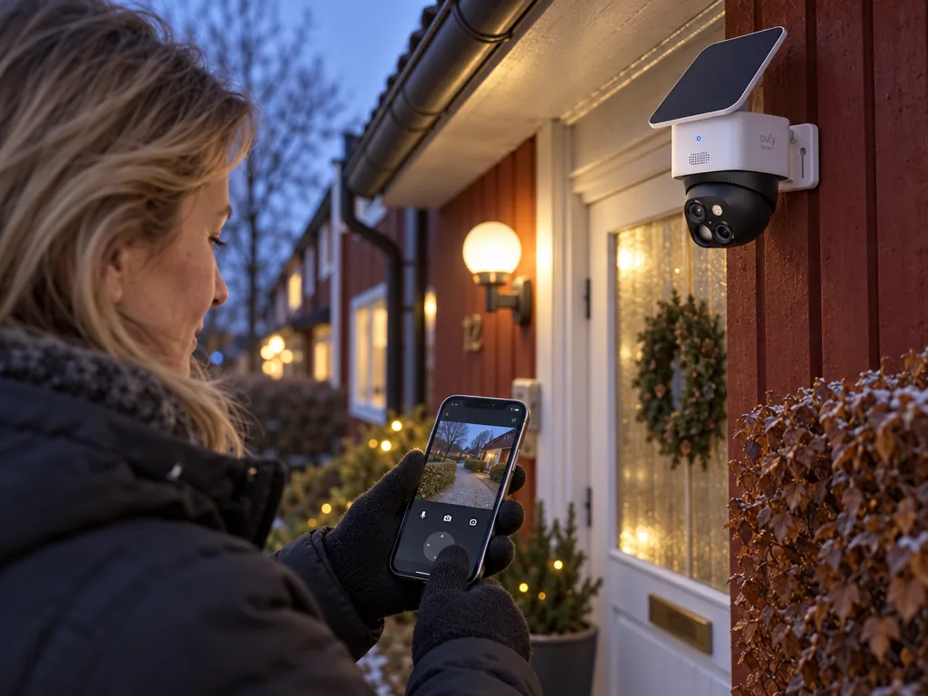 Användning övervakningskamera: Eufy SoloCam S340 i vardagen