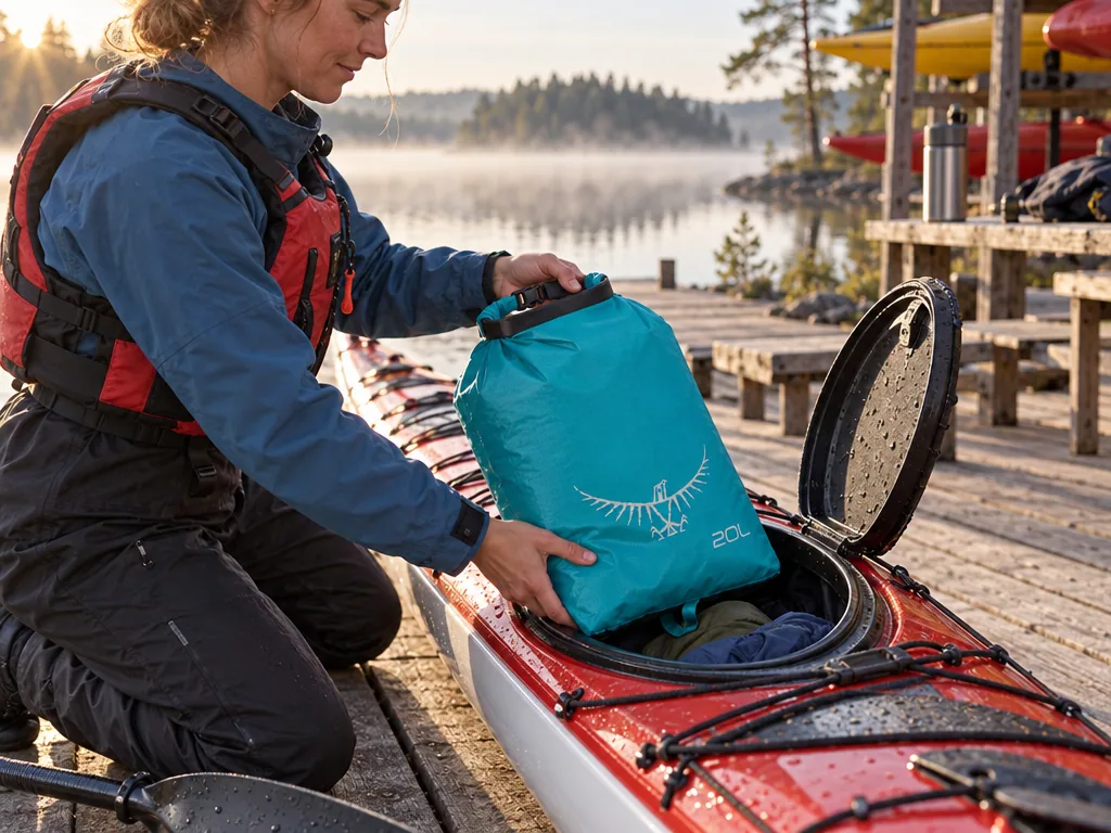 Användning packpåse: Osprey Ultralight Dry Sack 20L i vardagen