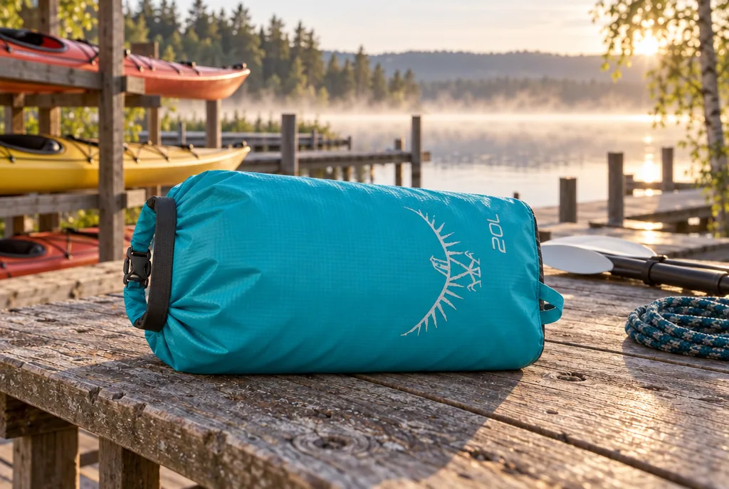 testx.se testar Osprey Ultralight Dry Sack 20L: packpåse bäst i test i vardagsmiljö
