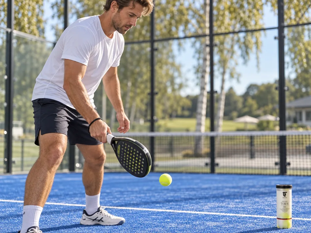 Användning padelbollar: Tretorn Serie+ Padel Tour i vardagen