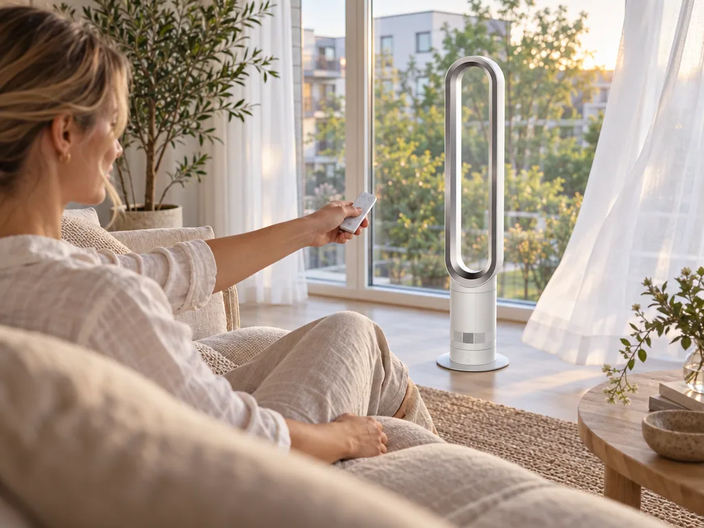 Användning pelarfläkt: Dyson Cool AM07 i vardagen