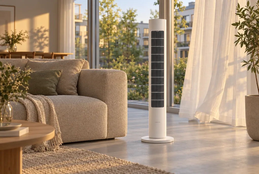 testx.se testar Xiaomi Smart Tower Fan 2: bästa smarta pelarfläkten i vardagsmiljö