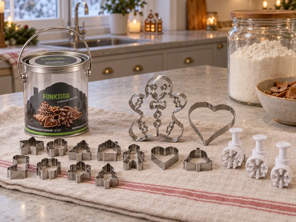 Olika sorters pepparkaksform: de fem testade modellerna sida vid sida