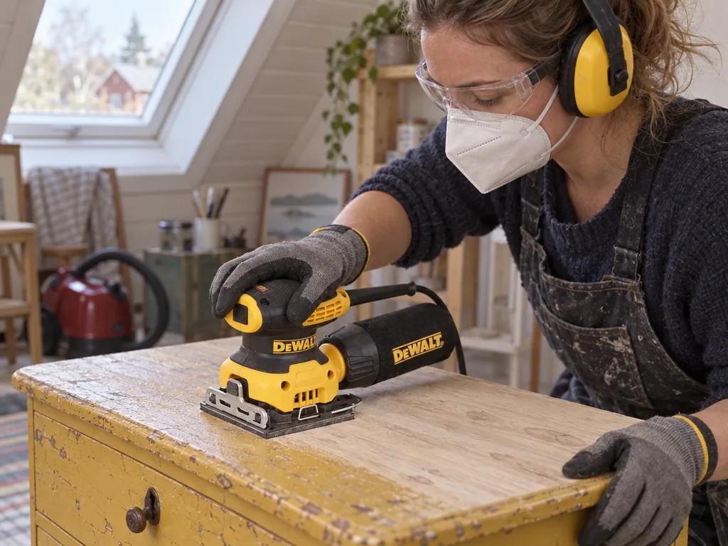 Användning planslip: Dewalt DWE6411-QS i vardagen