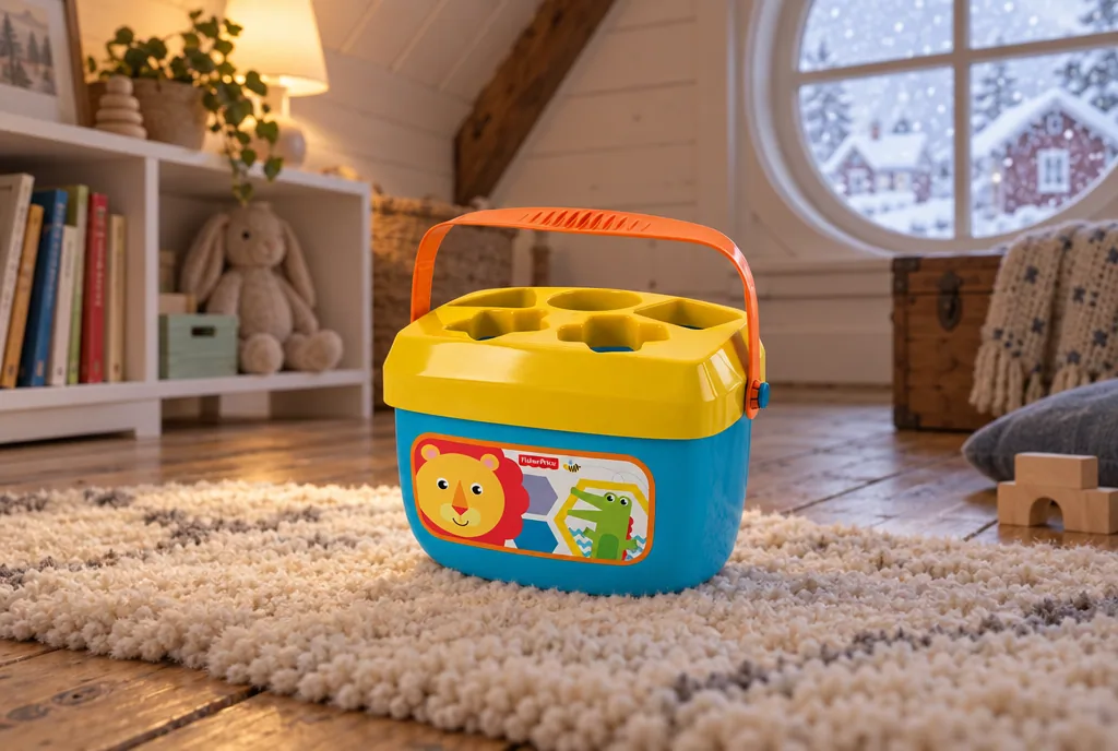 testx.se testar Fisher-Price Baby's First Blocks: plocklåda bäst i test i vardagsmiljö