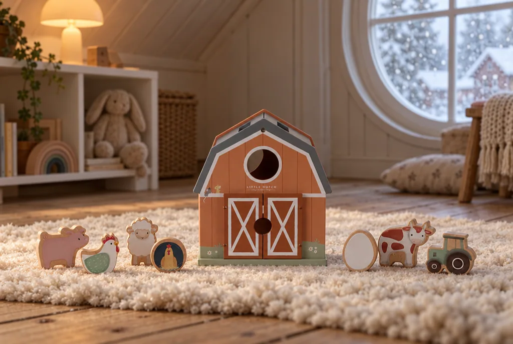testx.se testar Little Dutch Shape Sorter Little Farm: bästa med bondgårdstema i vardagsmiljö