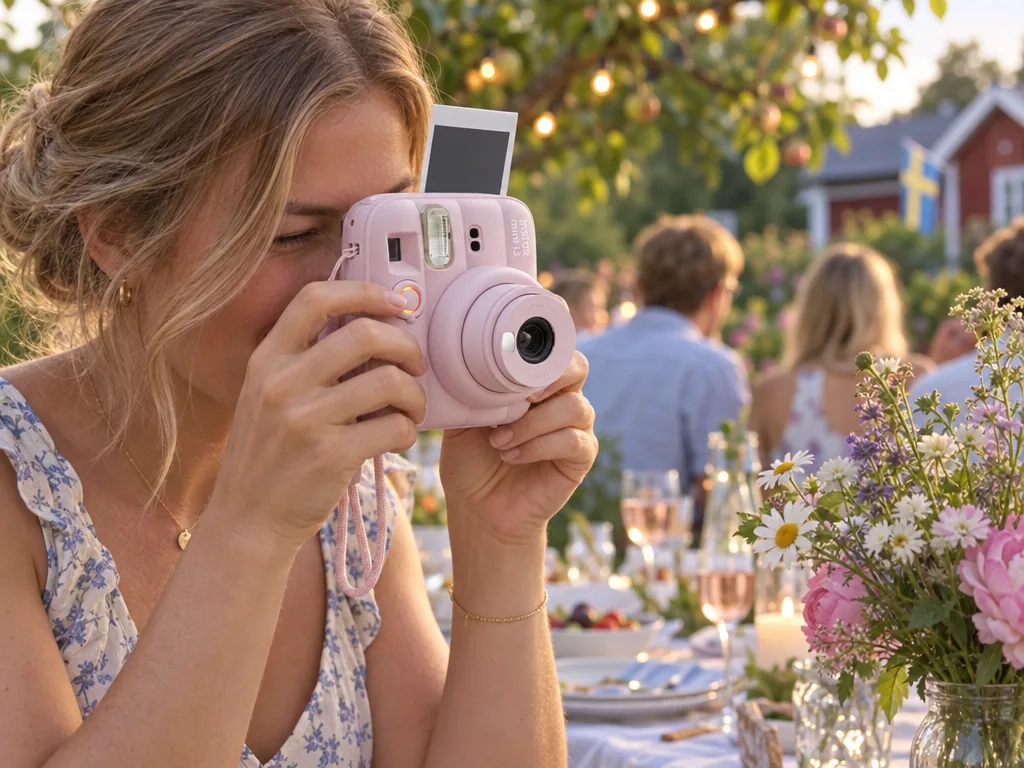 Användning polaroidkamera: Fujifilm Instax Mini 13 i vardagen