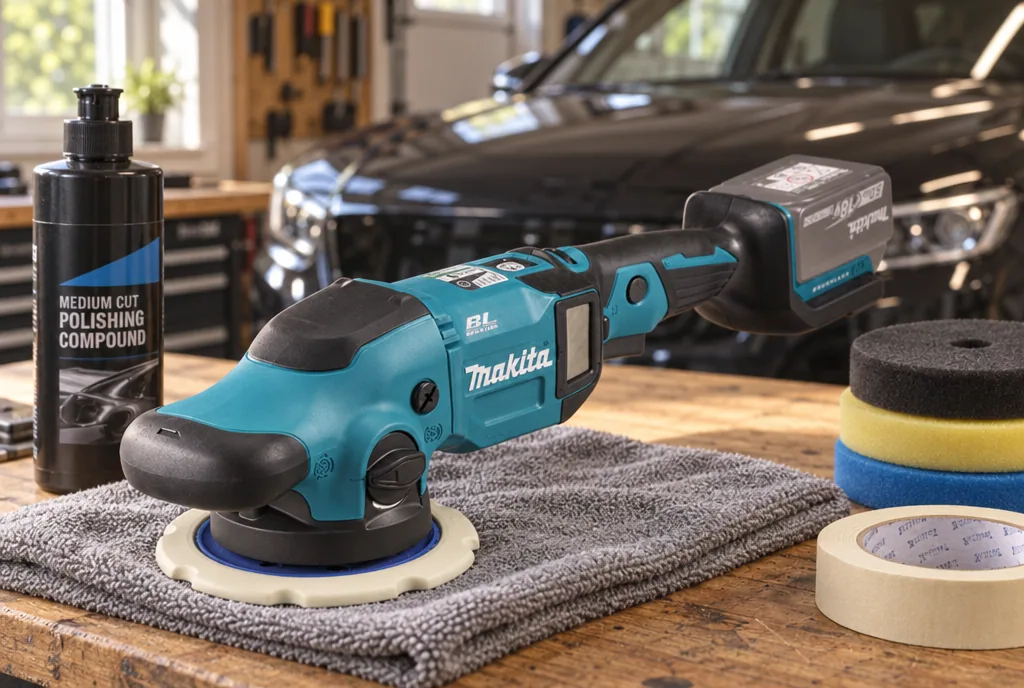 testx.se testar Makita DPO600Z Solo: bästa med tvångsrotation i vardagsmiljö