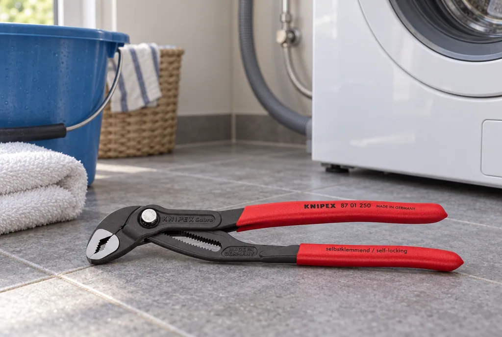 testx.se testar Knipex Cobra 87 01 250: polygrip bäst i test i vardagsmiljö