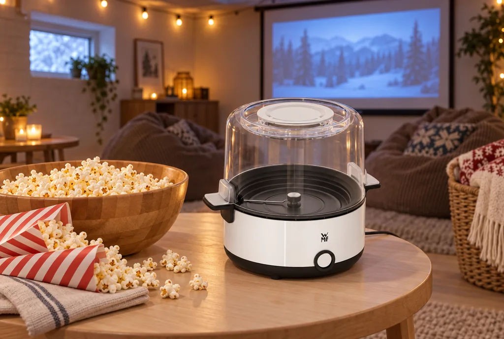 testx.se testar WMF Kitchenminis Popcorn Maker: bästa omrörande popcornmaskin i vardagsmiljö