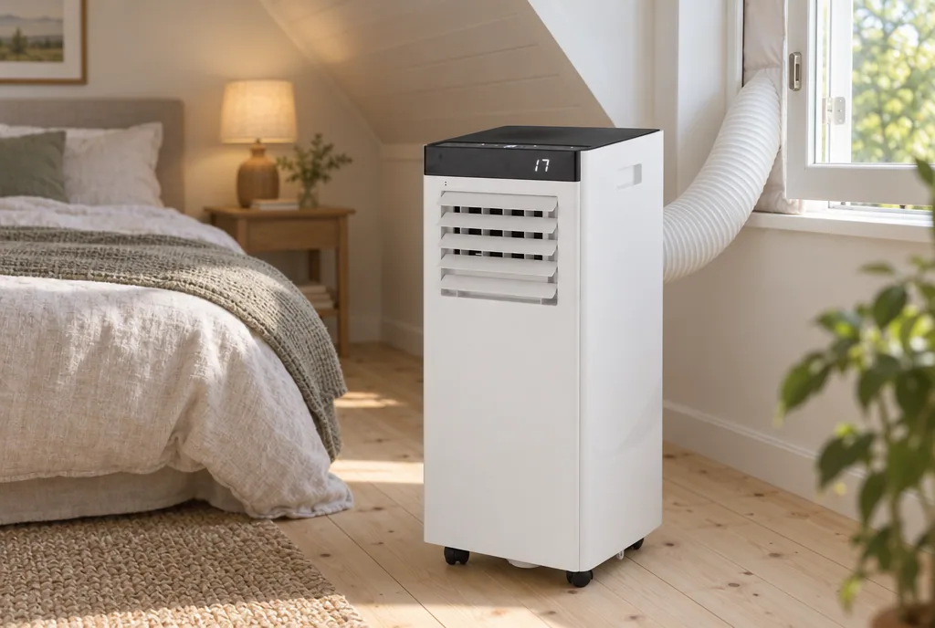 testx.se testar Hawk AC Luftkonditionering FDP20 Med Fönsterkit: bästa billiga i vardagsmiljö