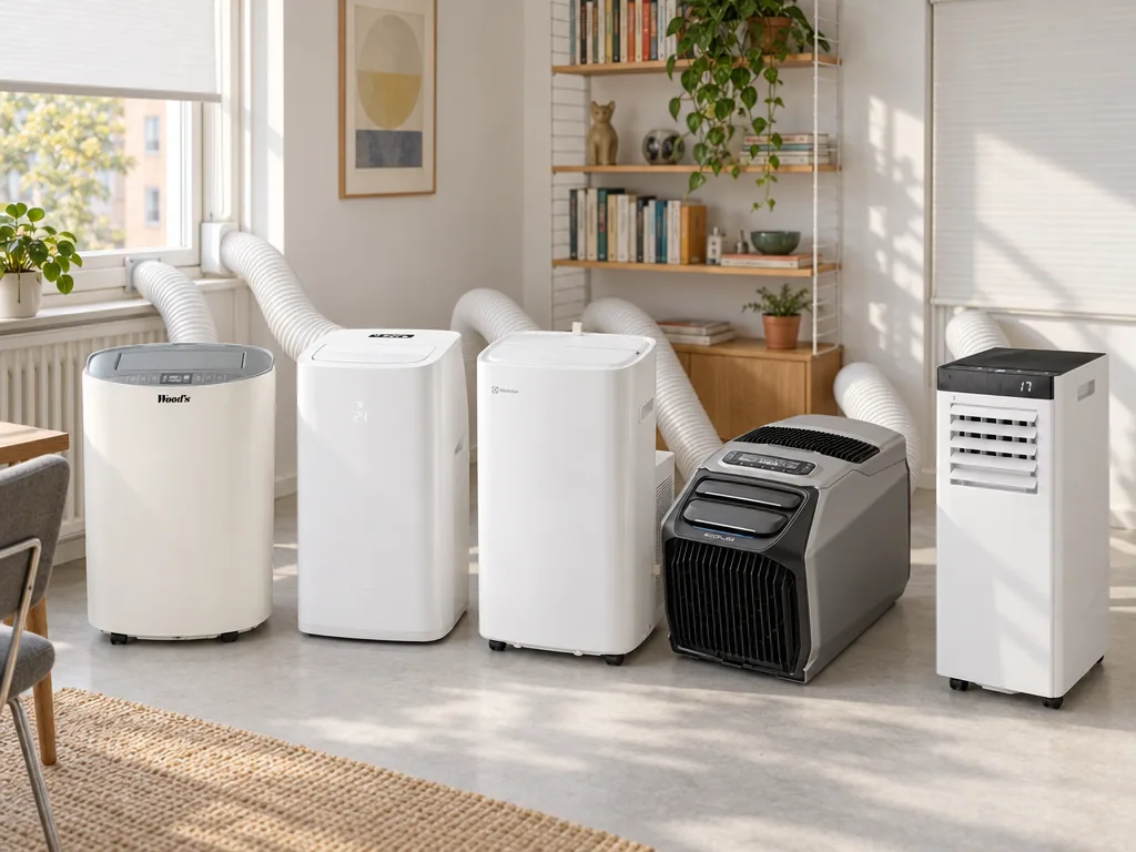 Olika sorters portabel AC: de fem testade modellerna sida vid sida