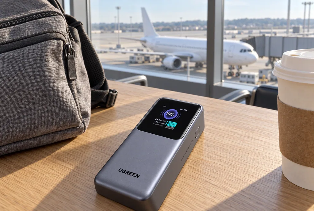 testx.se testar UGREEN Nexode 25000 mAh 200W: bästa premiumvalet i vardagsmiljö