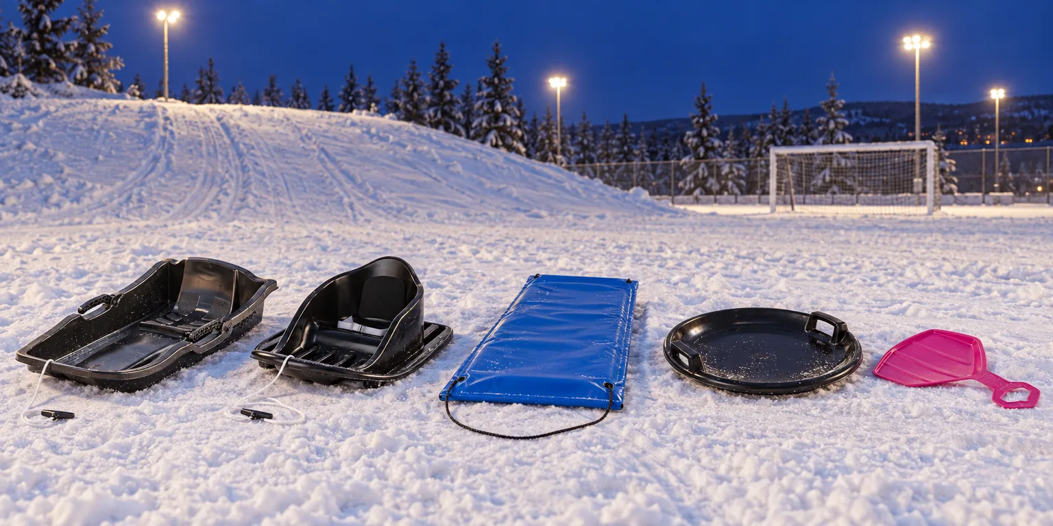 Testvinnarna från testet av pulka: Stiga Pacer med broms, Stiga Baby Cruiser Eco, SportMe Snow Glider 125 cm, Hamax Ufo, Hamax Hot Sheet