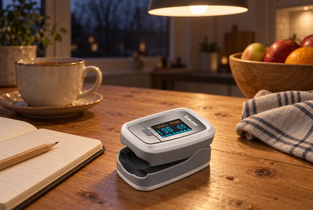 testx.se testar Beurer PO 30: pulsoximeter bäst i test i vardagsmiljö