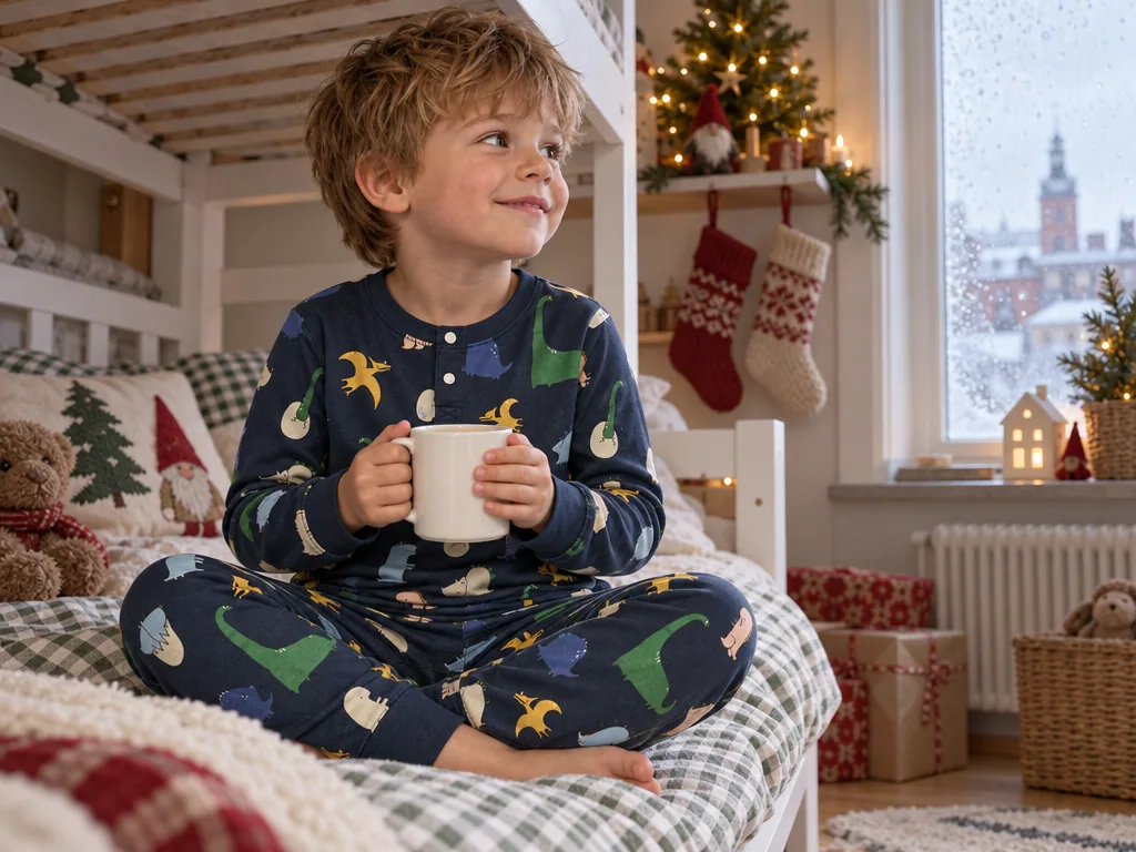 Användning pyjamas barn: Liewood Wilhelm Grow Pyjamas Set i vardagen