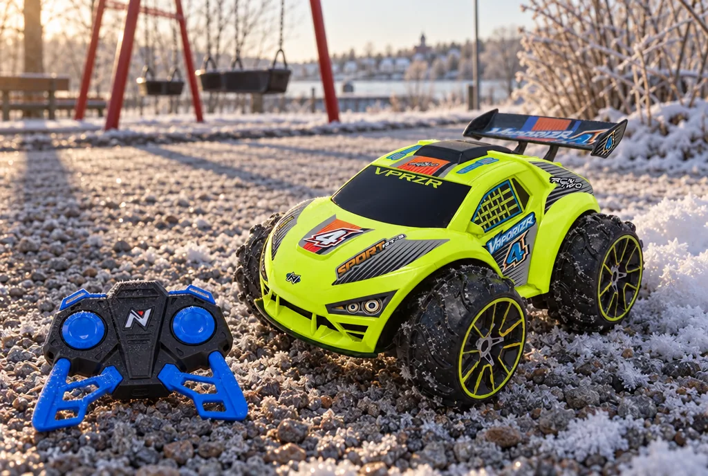 testx.se testar Nikko VaporizR 4: radiostyrd bil barn bäst i test i vardagsmiljö