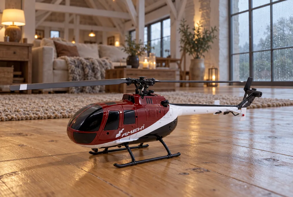 testx.se testar Amewi AFX-105 X: radiostyrd helikopter bäst i test i vardagsmiljö