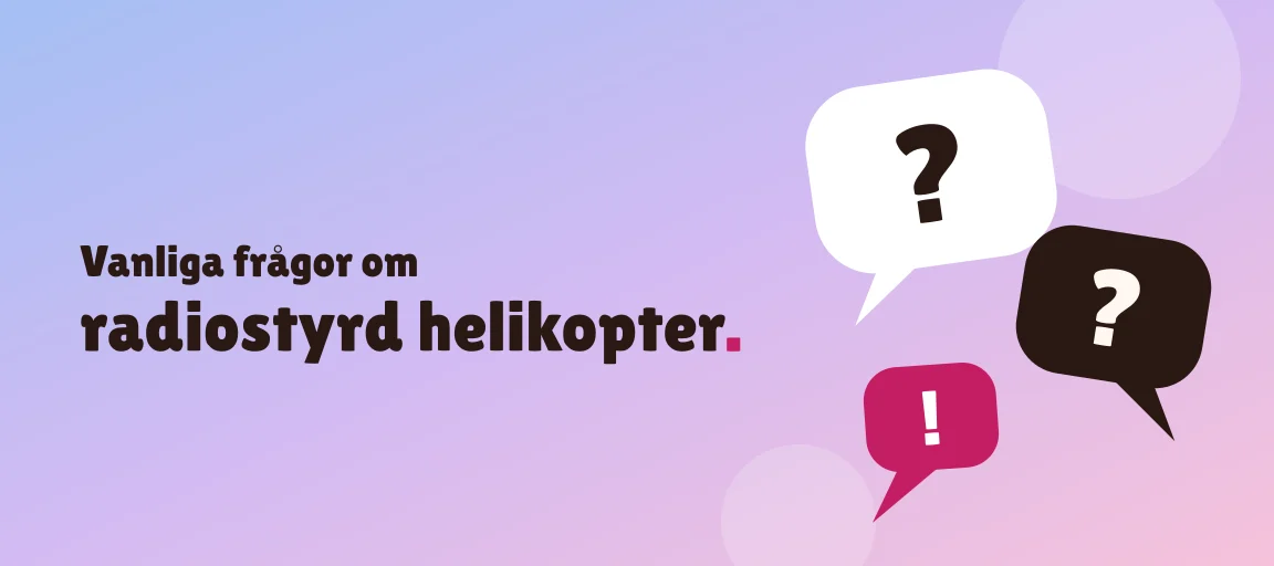 Vanliga frågor om radiostyrd helikopter