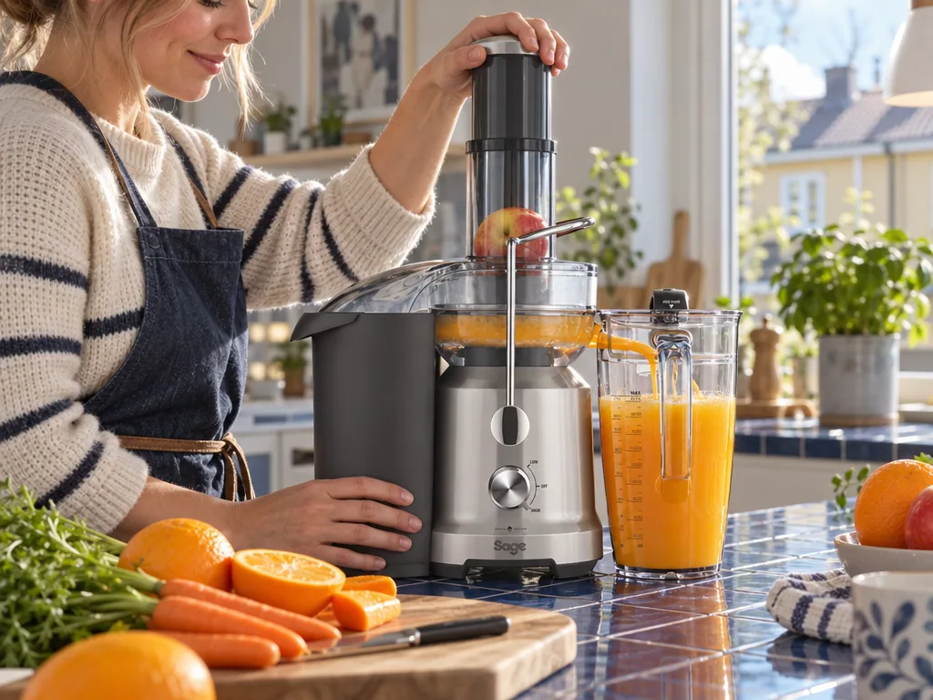 Användning råsaftcentrifug: Sage BJE430 i vardagen