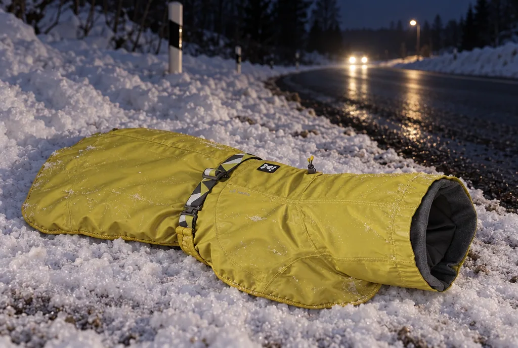 testx.se testar Hurtta Mudventure Reflective Coat: bästa reflextäcket för regn i vardagsmiljö