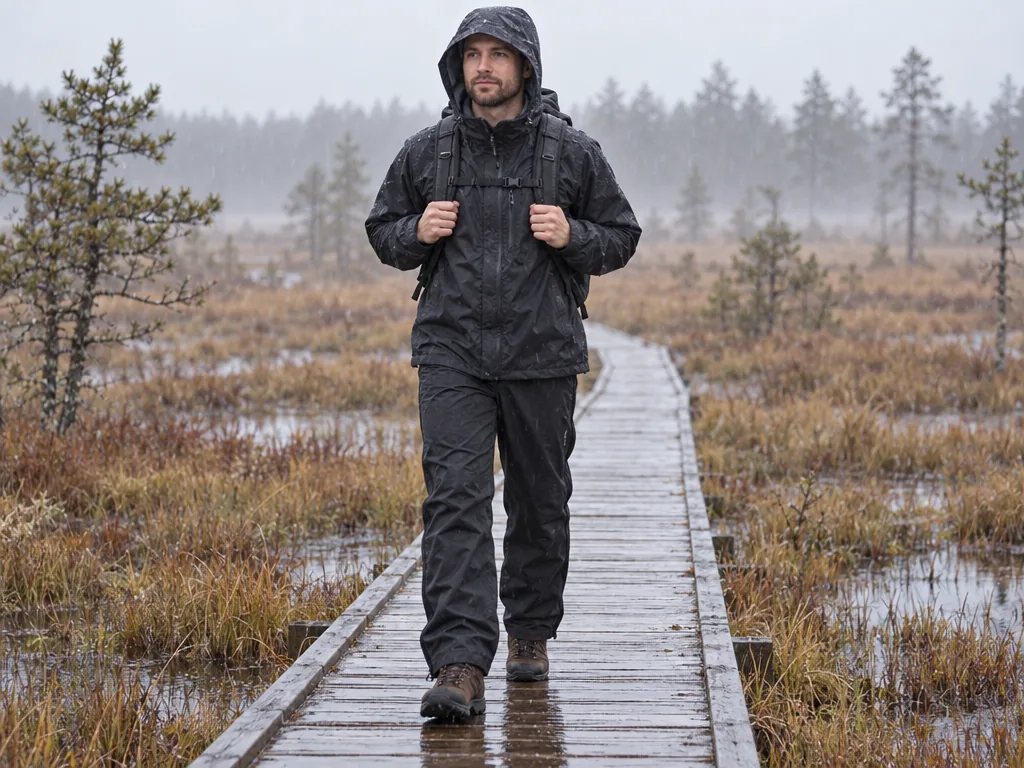 Användning regnbyxor: Rab Downpour Pants i vardagen