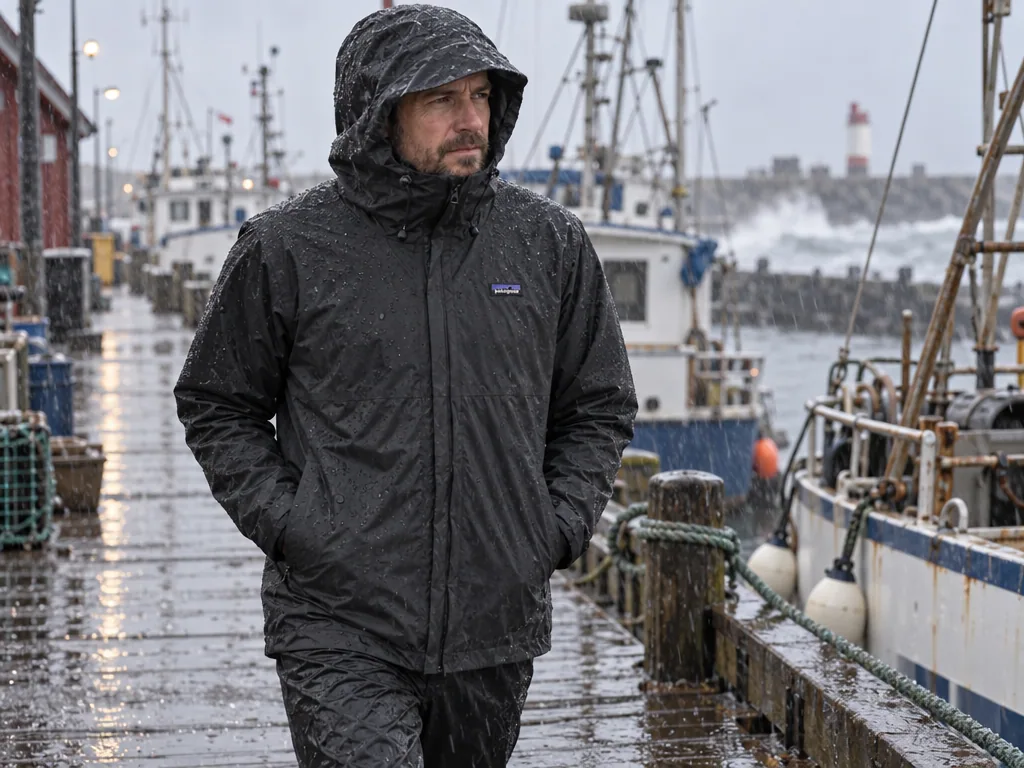 Användning regnjacka: Patagonia Torrentshell 3L i vardagen
