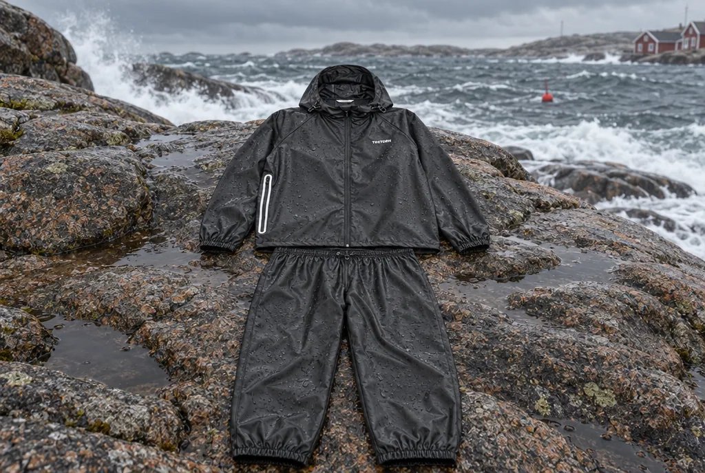 testx.se testar Tretorn Packable Rainbreaker Set: regnställ bäst i test i vardagsmiljö