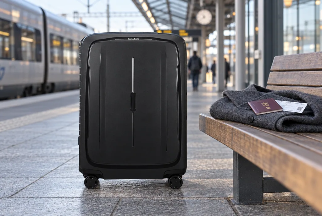 testx.se testar Samsonite Essens 69 cm: resväska bäst i test i vardagsmiljö