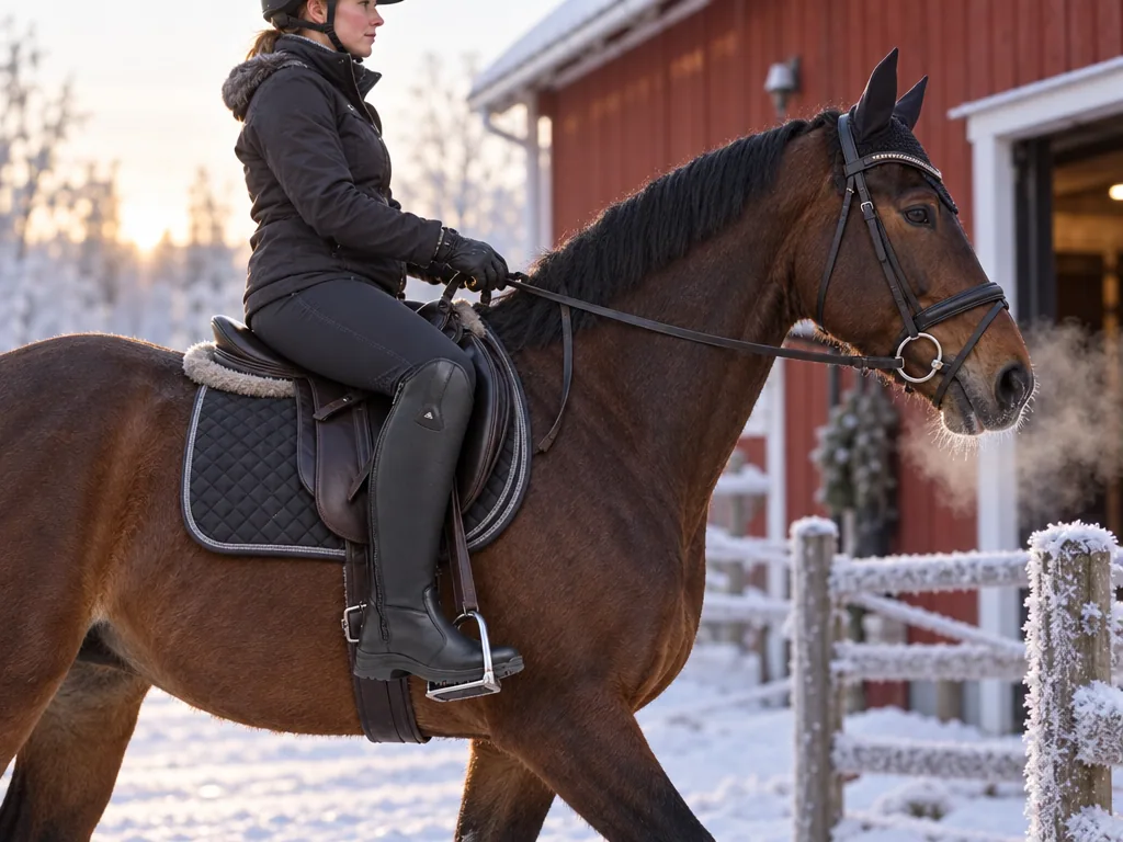 Användning ridskor: Mountain Horse Active Winter High Rider i vardagen