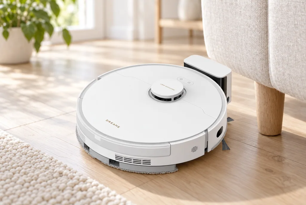 testx.se testar Dreame D20 White Robotdammsugare Vit: bästa billiga i vardagsmiljö