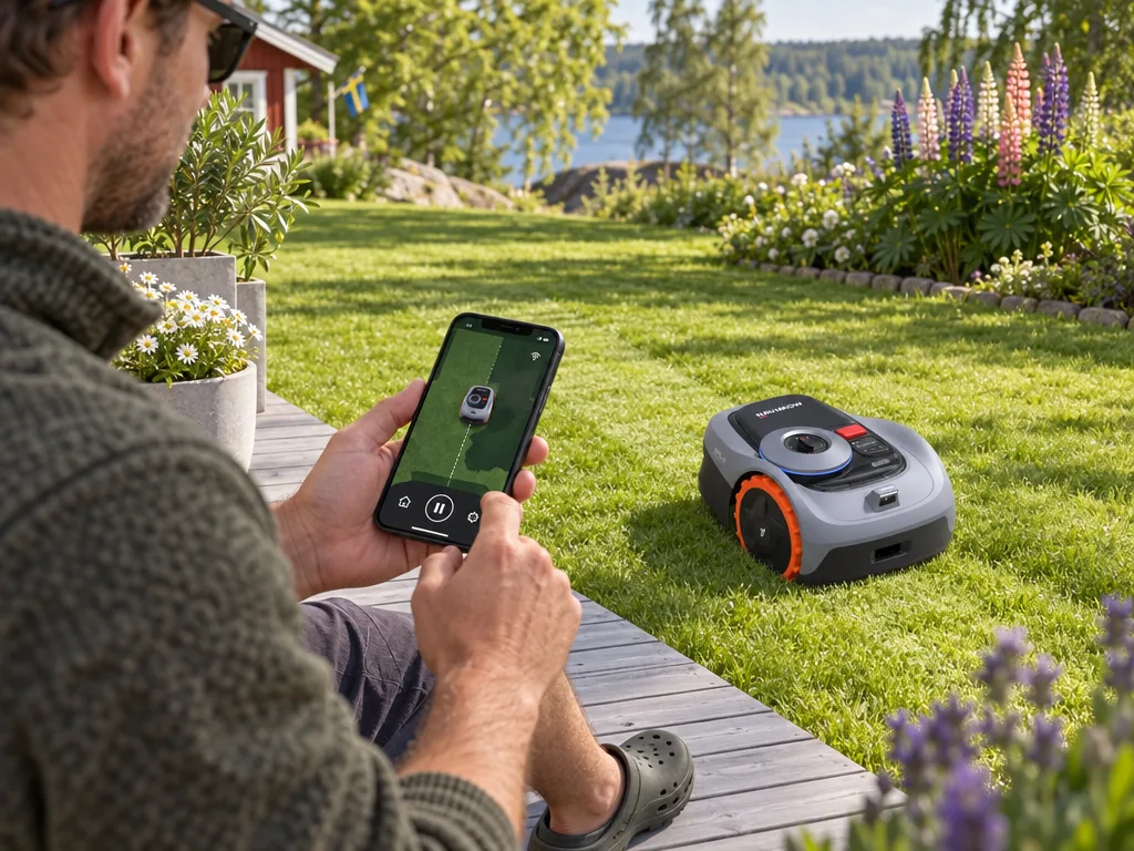 Användning robotgräsklippare: Segway Navimow i105E i vardagen