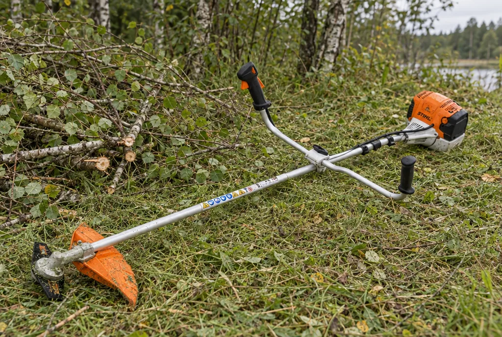 testx.se testar Stihl FS 131: röjsåg bäst i test i vardagsmiljö