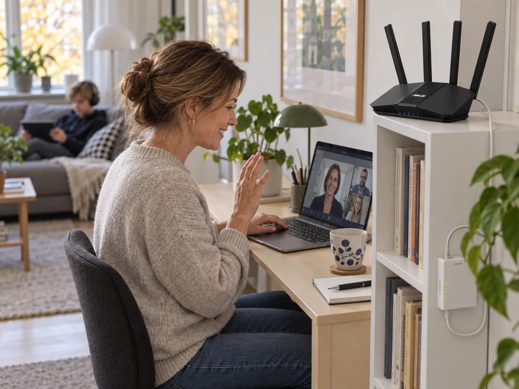 Användning router: ASUS RT-BE58U i vardagen