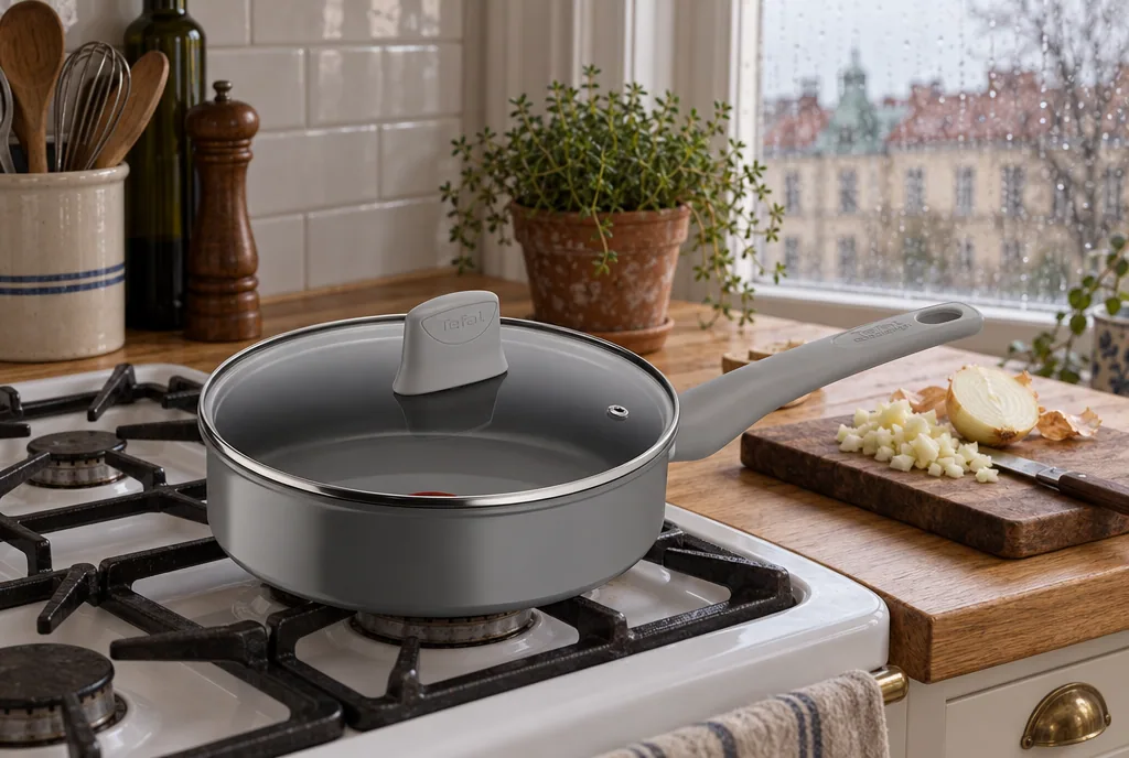 testx.se testar Tefal Renew On 24 cm med lock: bästa med non-stick och lock i vardagsmiljö