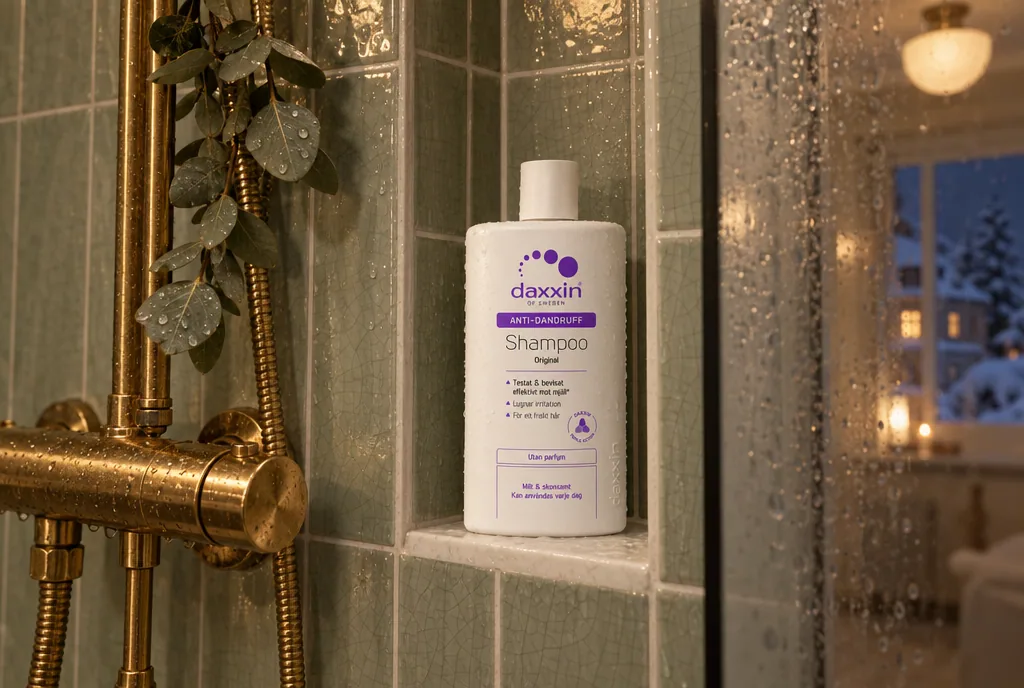 testx.se testar Daxxin Anti-Dandruff utan parfym 250 ml: bästa mjällschampot i vardagsmiljö