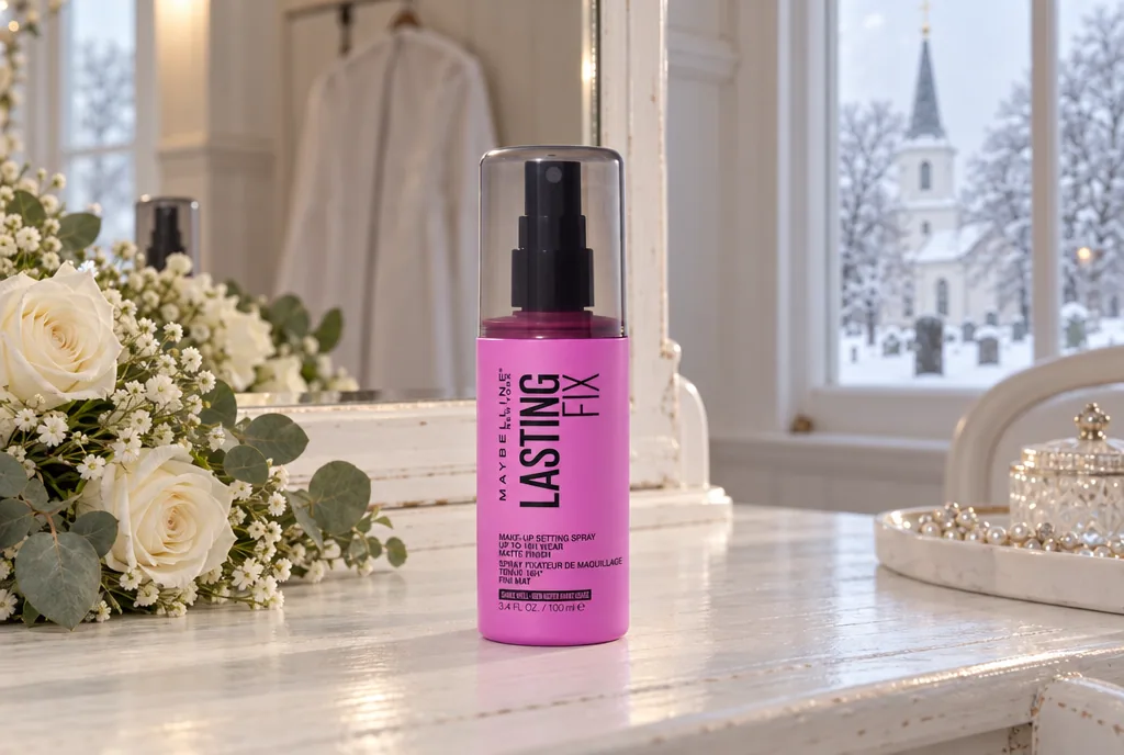 testx.se testar Maybelline Lasting Fix 100 ml: setting spray bäst i test i vardagsmiljö