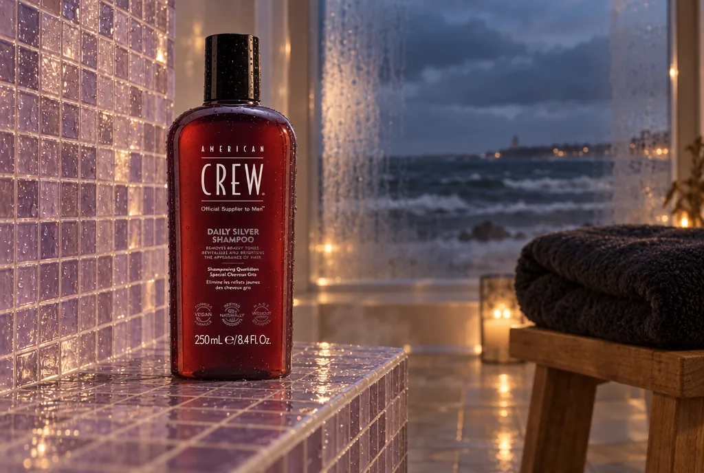 testx.se testar American Crew Daily Silver Shampoo 250 ml: bästa för grått hår och skägg i vardagsmiljö