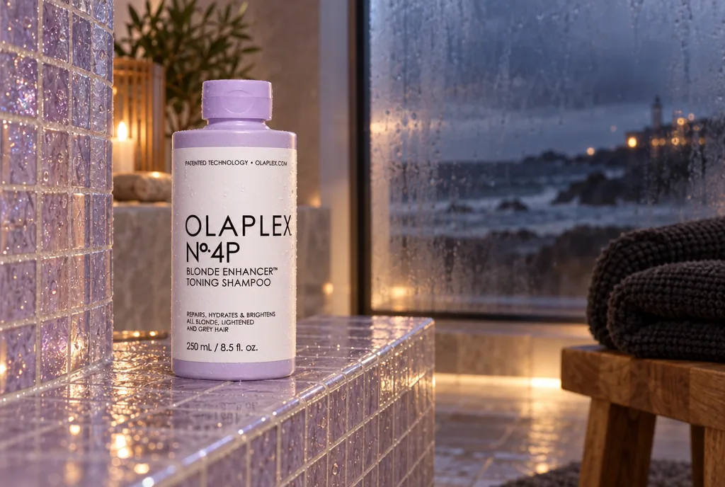 testx.se testar Olaplex No.4P Blonde Enhancer Toning Shampoo 250 ml: silverschampo bäst i test i vardagsmiljö