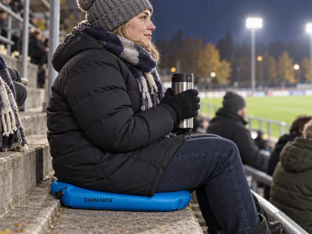 Användning sittunderlag: Therm-a-Rest Lite Seat i vardagen