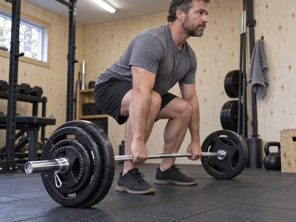 Användning skivstångsset: Fit'n Shape Olympia 85 kg i vardagen