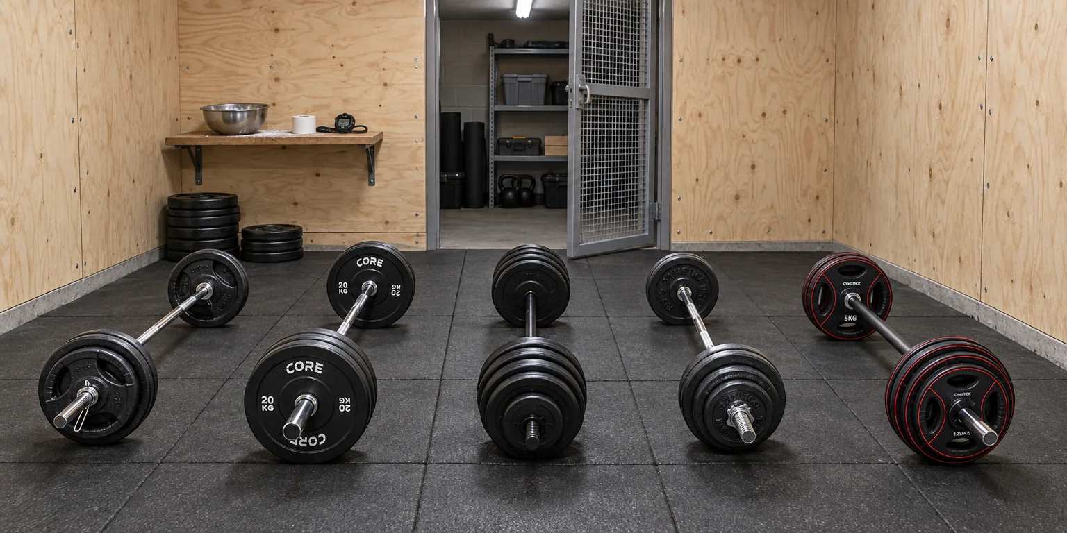 Testvinnarna från testet av skivstångsset: Fit'n Shape Olympia 85 kg, Nordcore Bumper Core 100 kg, Tunturi Hantel- och skivstångsset 50 kg, Gymstick Vinyl Weight Set 50 kg, Gymstick Pro Pump Set 20kg