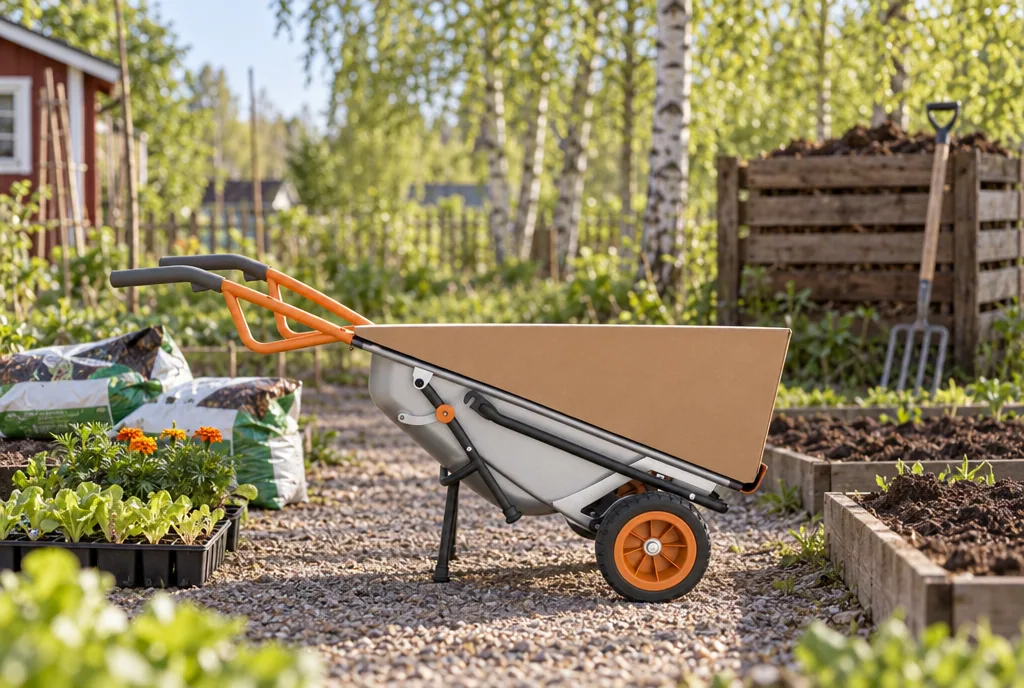 testx.se testar Worx Aerocart WG050: bästa multifunktionskärra i vardagsmiljö