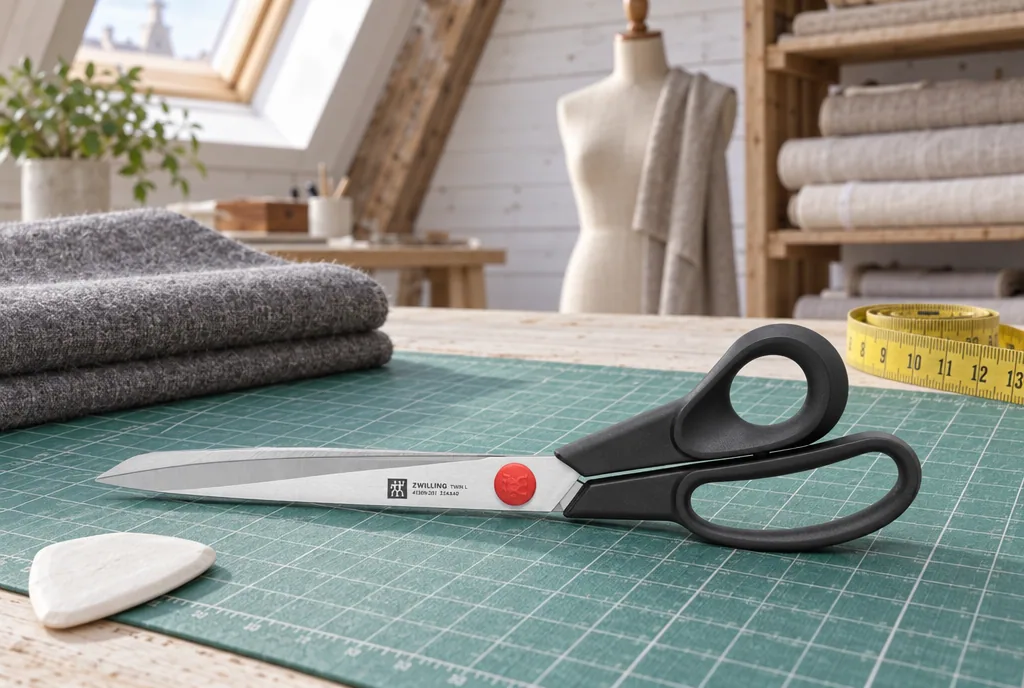 testx.se testar Zwilling Twin L 25 cm: bästa lätta skräddarsax i vardagsmiljö