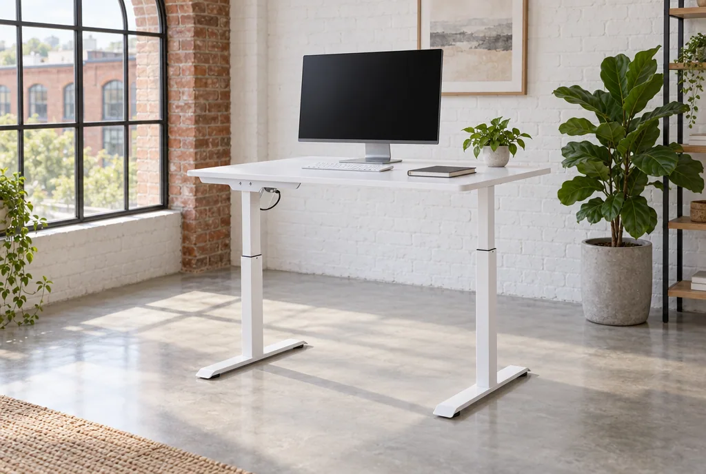 testx.se testar Sun-Flex Easydesk Elite 120x60: skrivbord bäst i test i vardagsmiljö