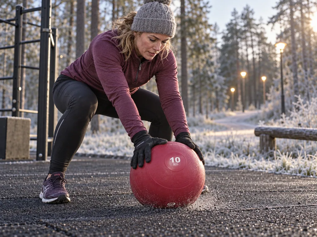 Användning slam ball: Master Fitness Slamball 10 kg i vardagen