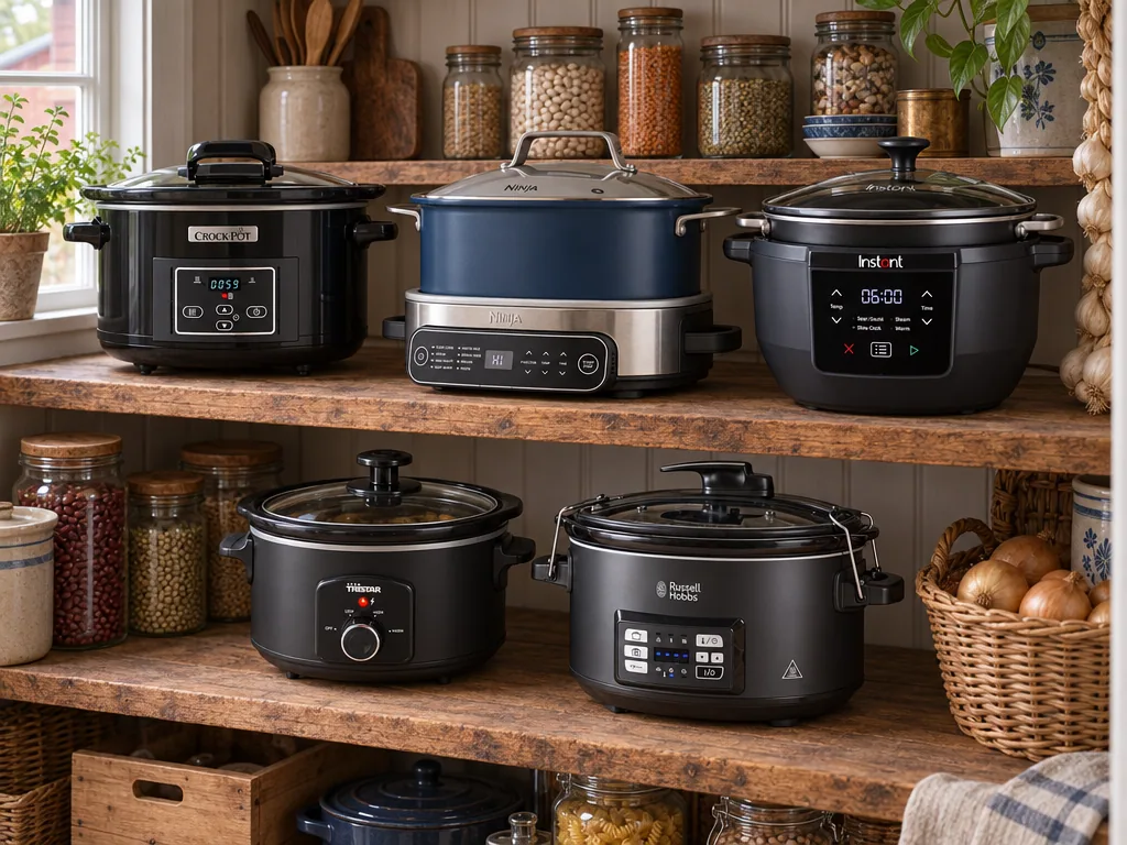 Olika sorters slow cooker: de fem testade modellerna sida vid sida