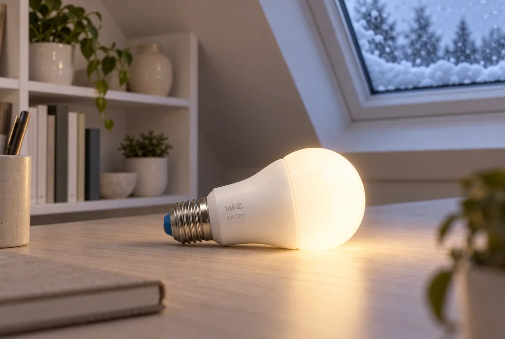 testx.se testar WiZ Color A60 E27: bästa wifi-lampan i vardagsmiljö