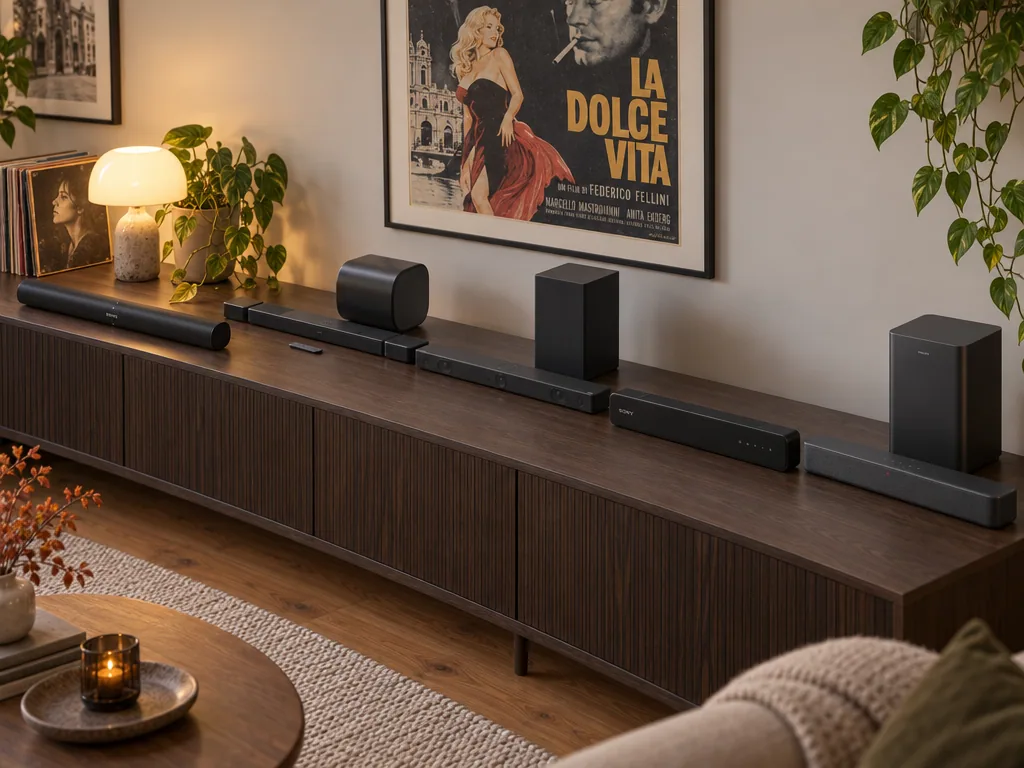 Olika sorters soundbar: de fem testade modellerna sida vid sida