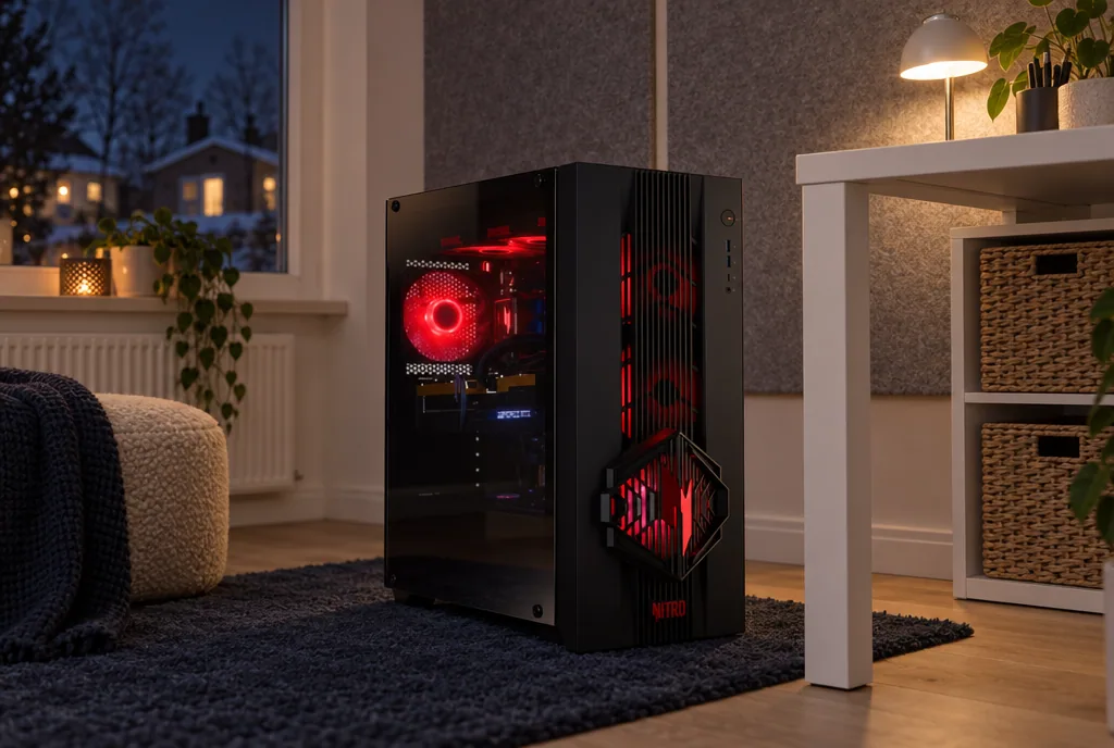 testx.se testar Acer Nitro 70 N70X3D-100: speldator bäst i test i vardagsmiljö
